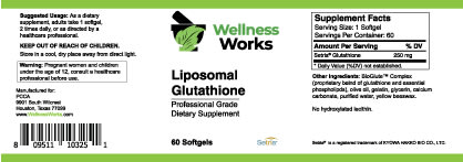 LIPOSOMAL GLUTATHIONE - PCCA LIPOSOMAL GLUTATHIONE - PCCA
