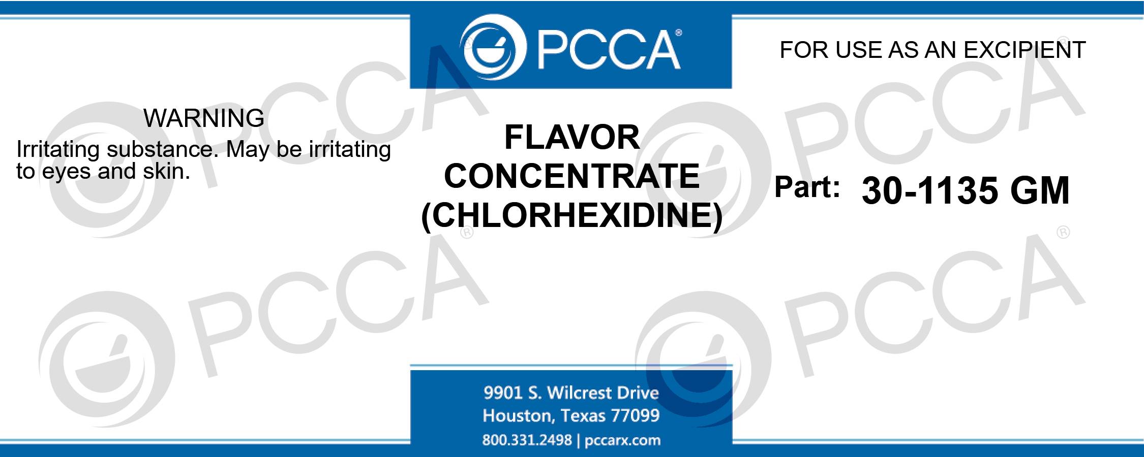 FLAVOR CONCENTRATE (CHLORHEXIDINE) - PCCA