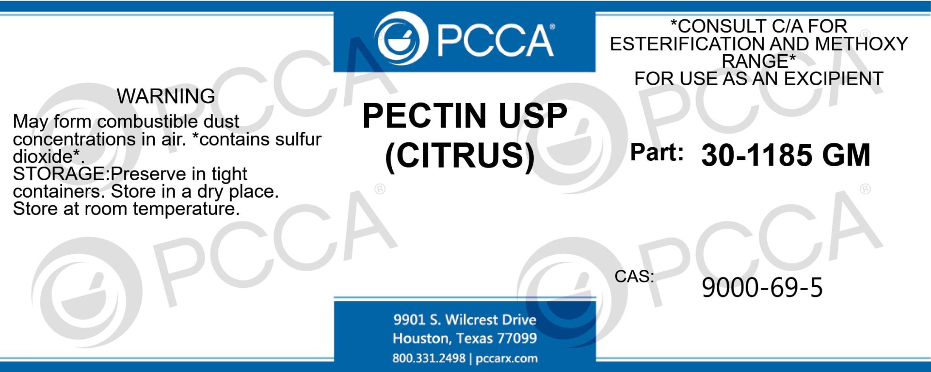 PECTIN USP (CITRUS) PCCA