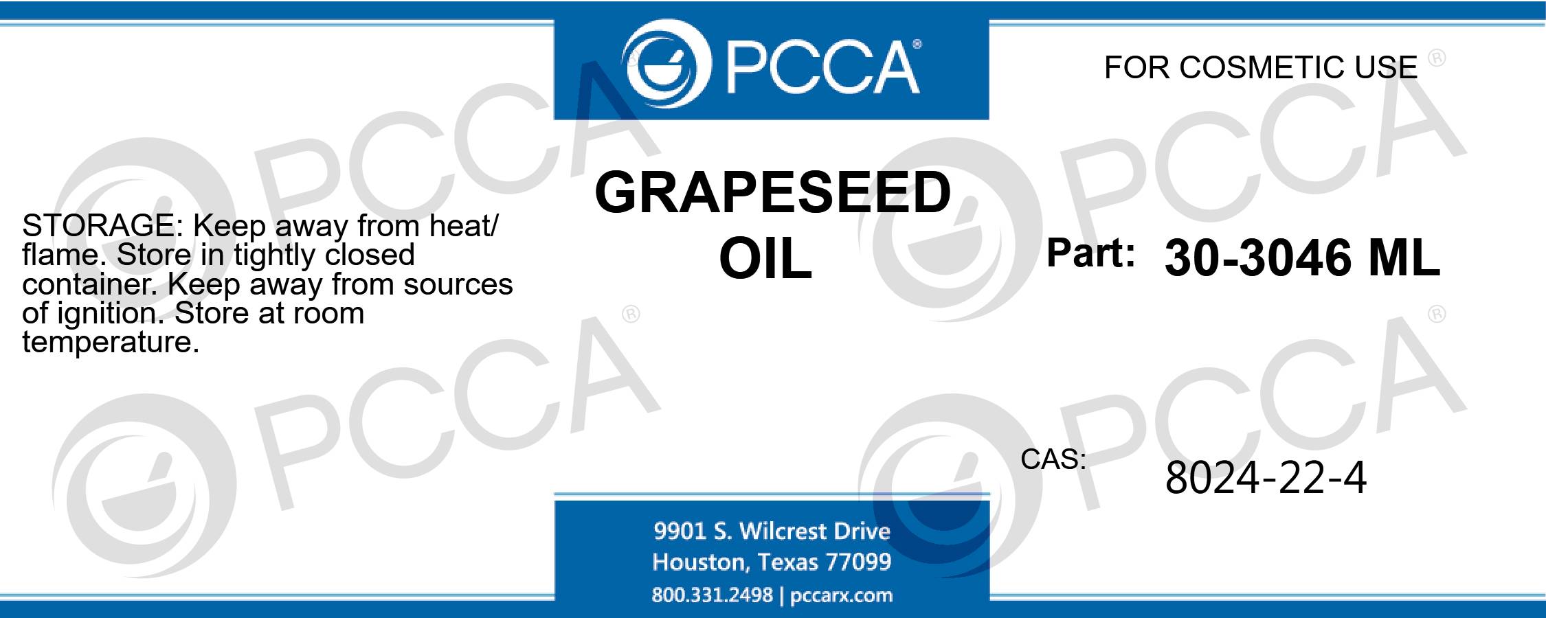 GRAPESEED OIL - PCCA