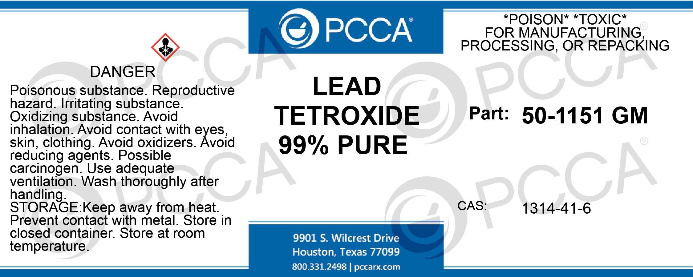 LEAD TETROXIDE 99 PURE PCCA