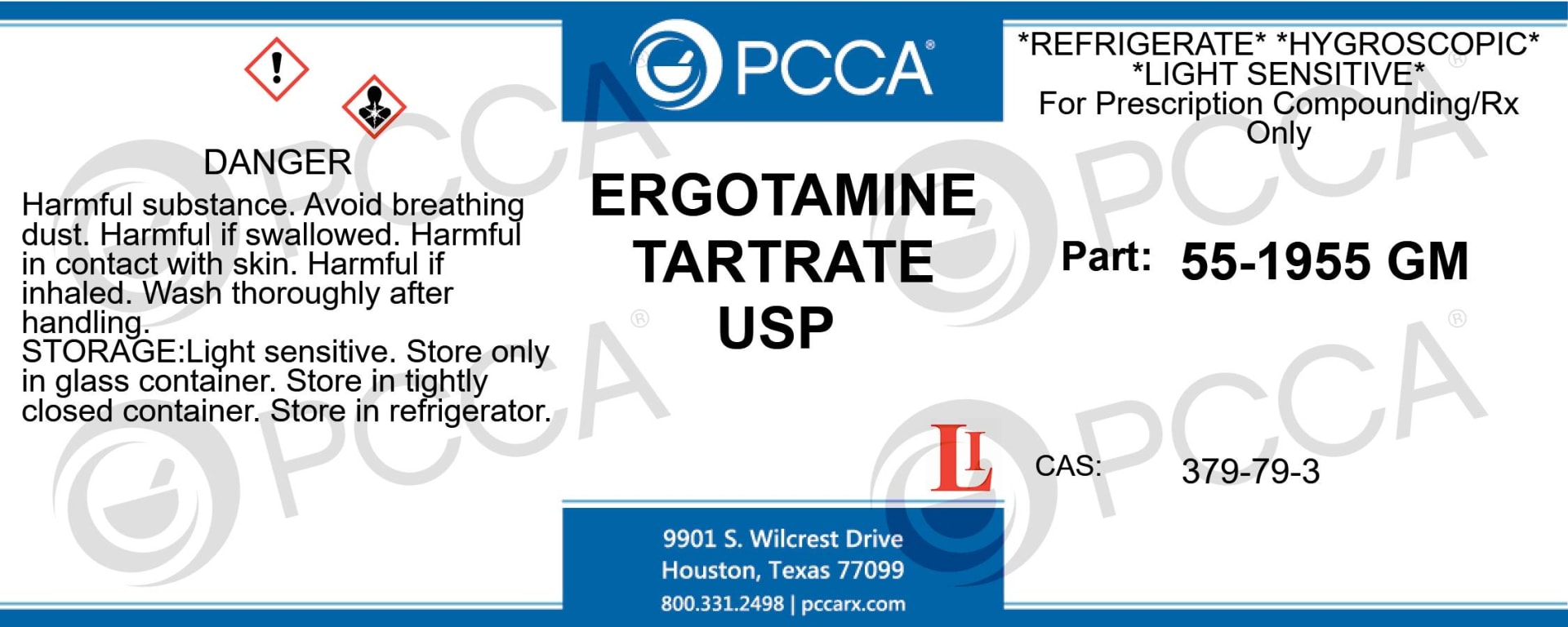 ERGOTAMINE TARTRATE USP - PCCA