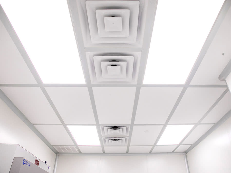 Cleanroom smooth ceiling