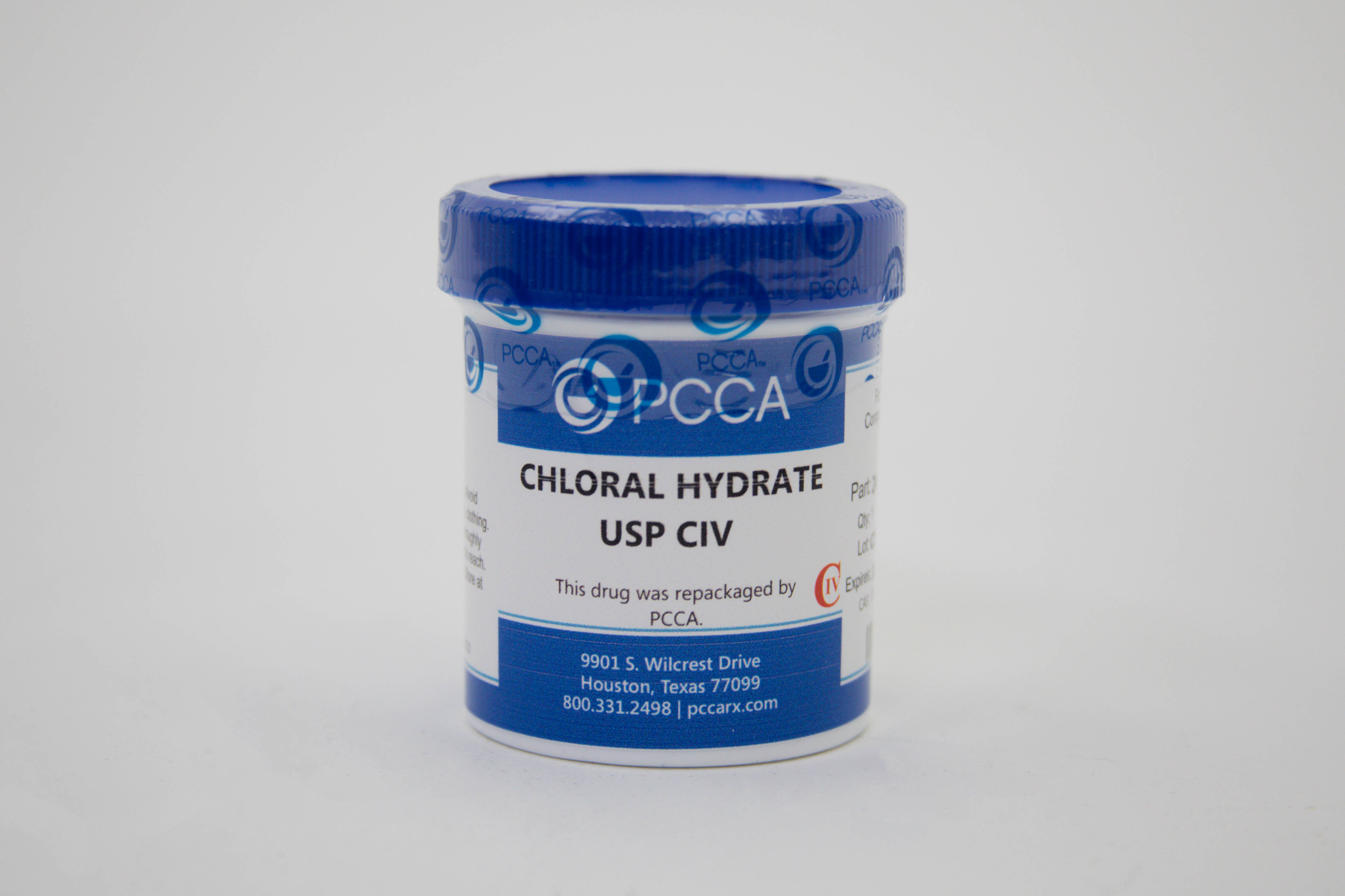 CHLORAL HYDRATE USP PCCA   24 1002 100 0001 