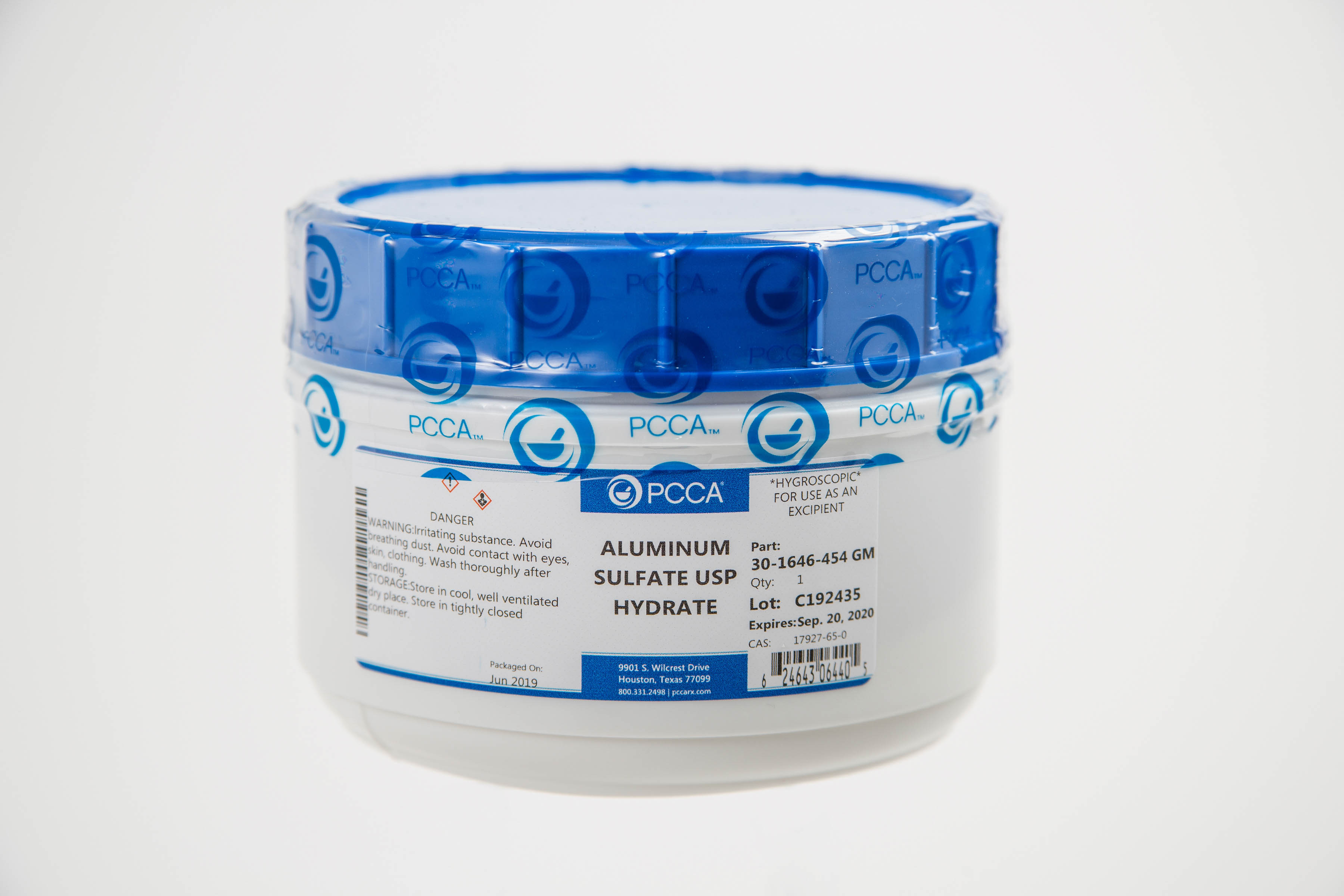 ALUMINUM SULFATE USP HYDRATE PCCA