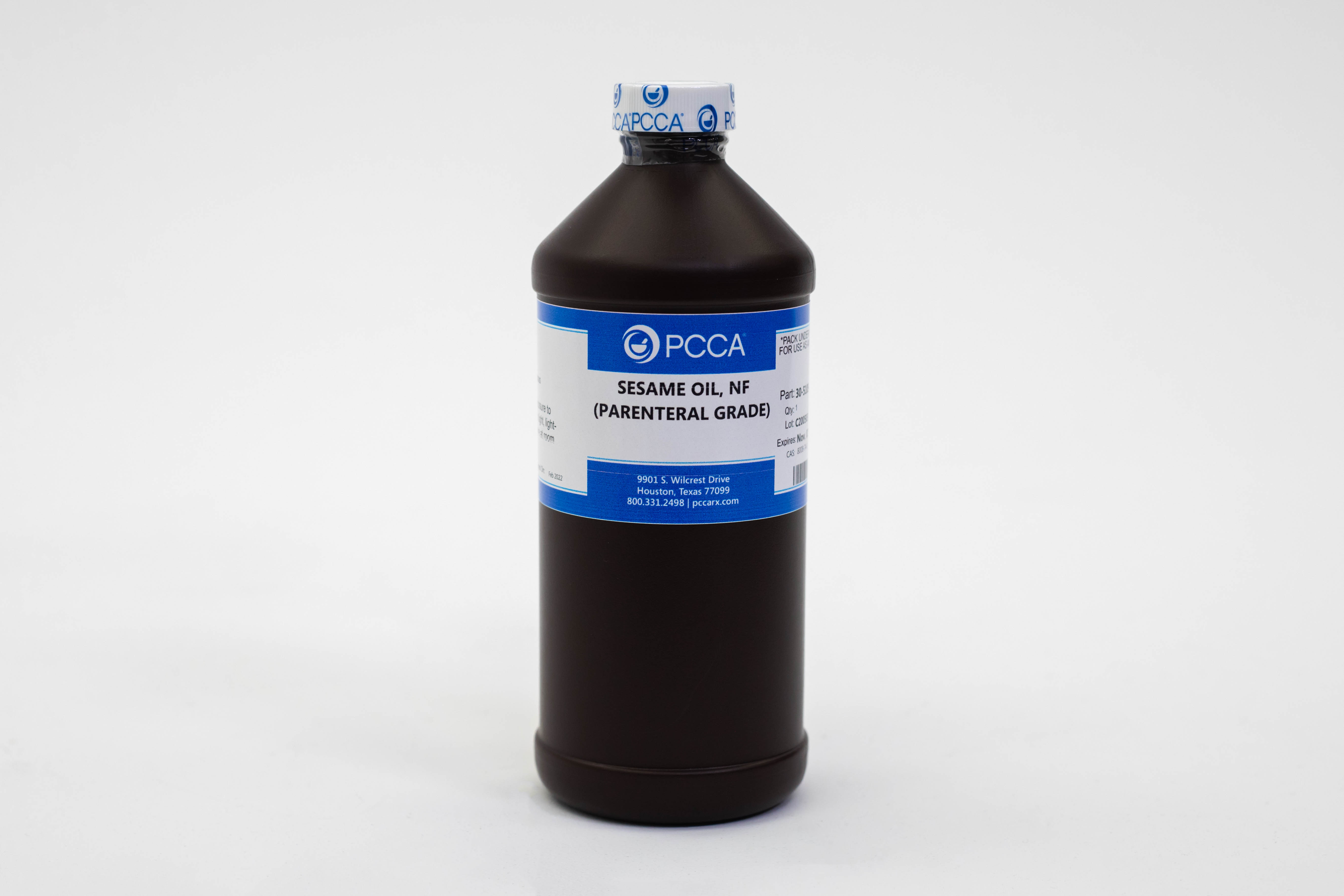 Δ9-CBP 原料 5ml 98.80% SESAME OIL, NF (PARENTERAL GRADE) - PCCA