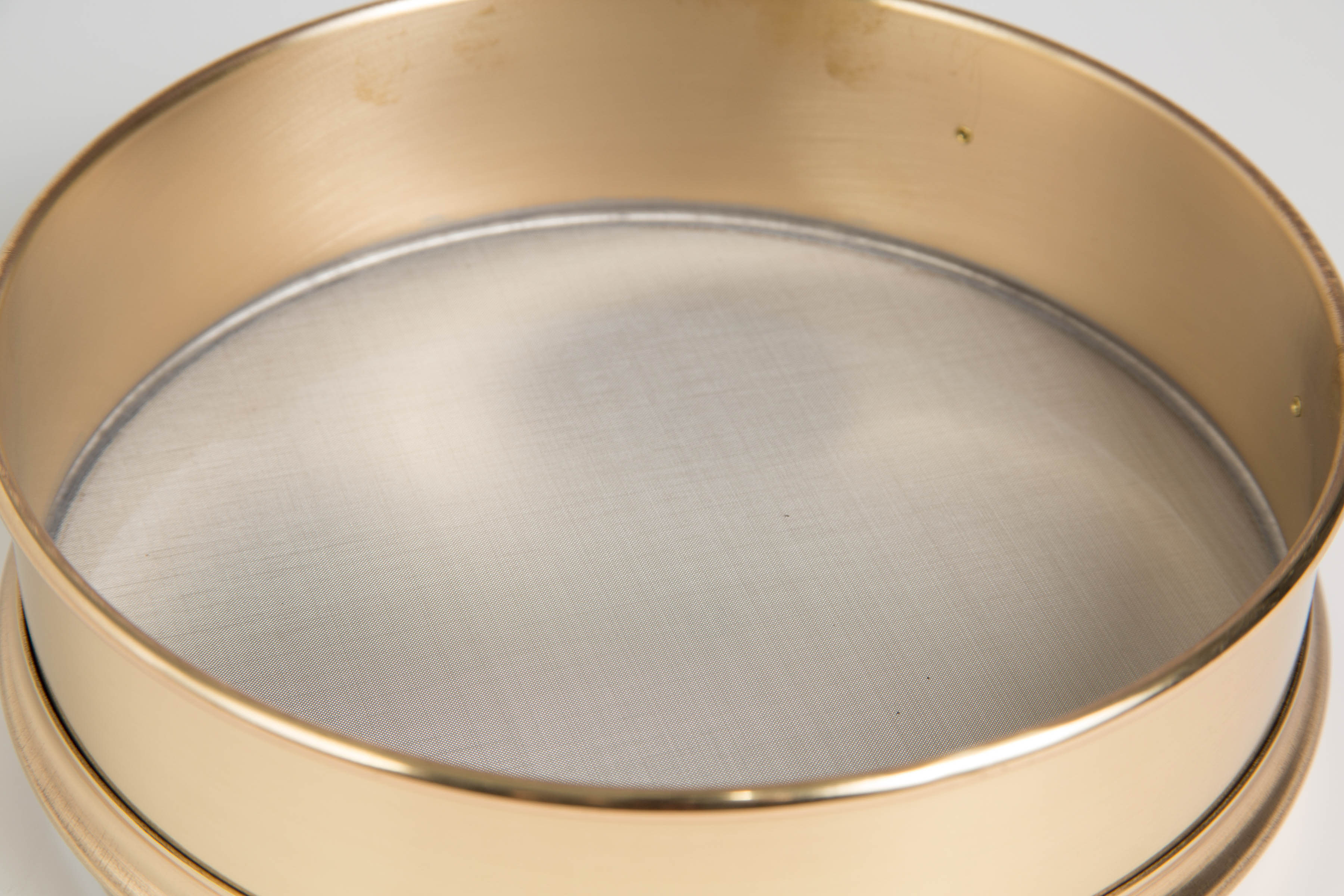 SIEVE, 8" BRASS W/SS 80 MESH SCREEN PCCA