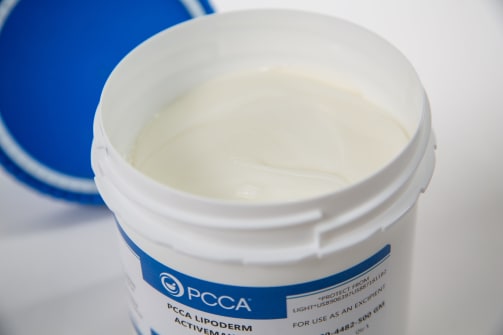 Canister of PCCA Lipoderm Active Max